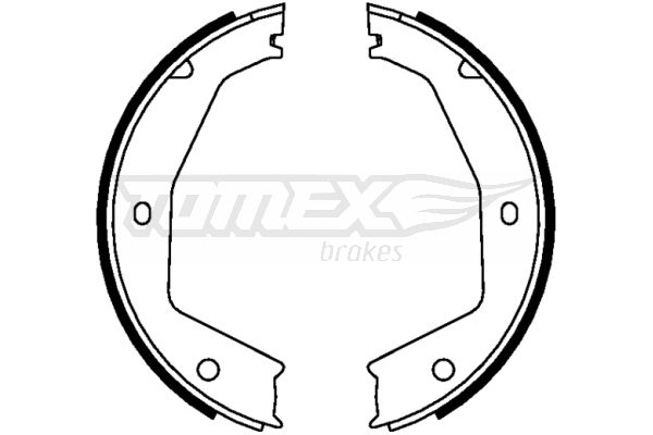 Obrázok Sada brzdových čeľustí TOMEX Brakes  TX2244